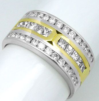 Foto 1 - Neu! Toller Traum Bicolor Diamant-Ring, S7327